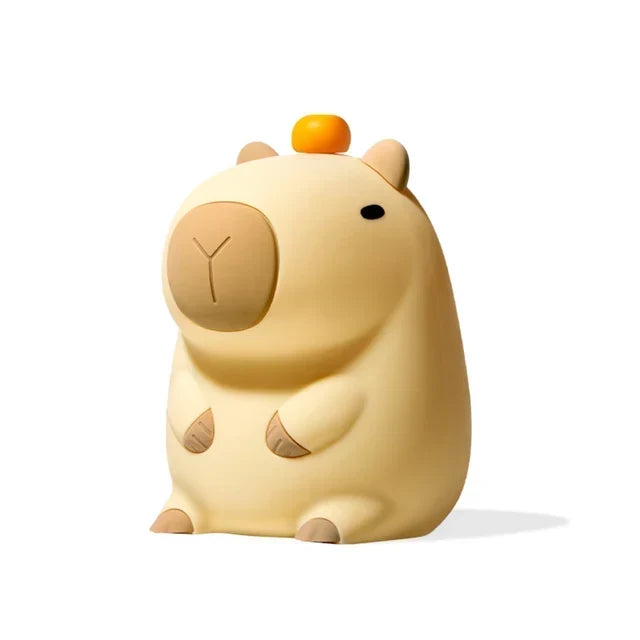 Capybara Light - Ładowana lampka nocna w kształcie kapibary z silikonem i baterią 800mAh