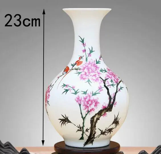 Antyczny Królewski Chiński Wazon Porcelanowy
