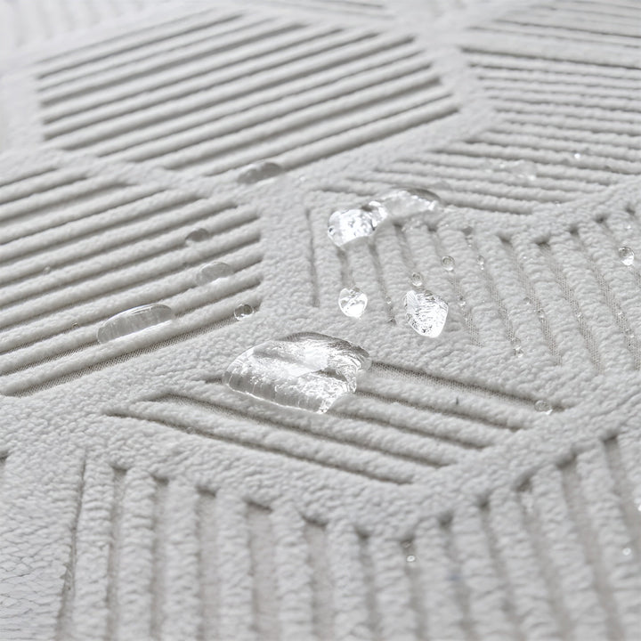 Pokrowiec na sofę Jacquard z geometrycznym wzorem – Miękki i przyjazny dla zwierząt | Idealny do ochrony i przytulnych przestrzeni życiowych |