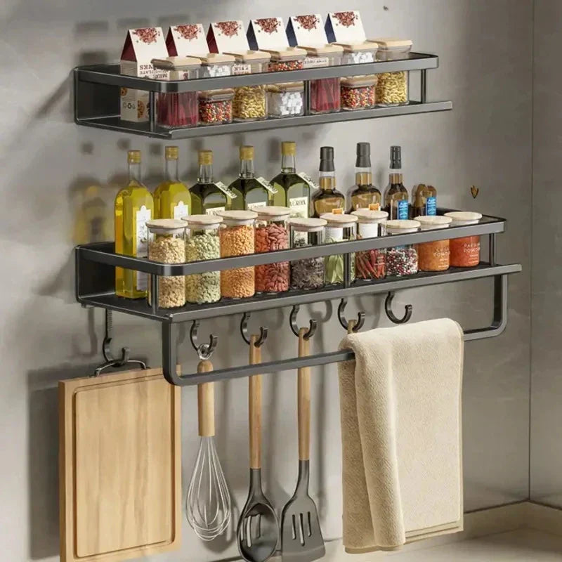 KitchenStyle – Elegancka Półka Ścienna dla Zorganizowanej Kuchni