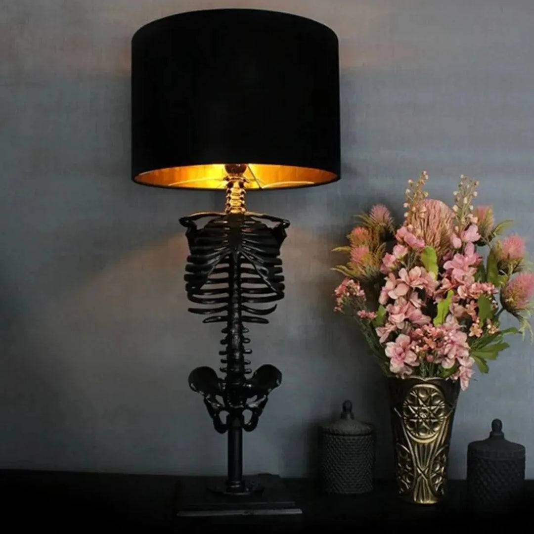 Lampa Stołowa Czaszka, Skeleton Horror 3D, Kreatywna Dekoracja na Imprezę, Rekwizyt, Dekoracja Halloween, Lampa Atmosferyczna, Nocna Lampa