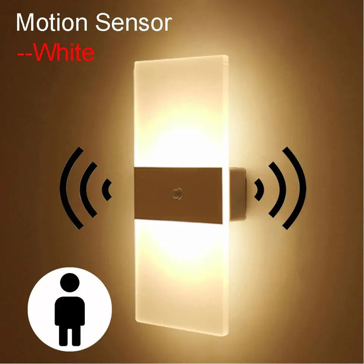 Éclatante - Panel dotykowy lampa ścienna z możliwością ładowania przez USB