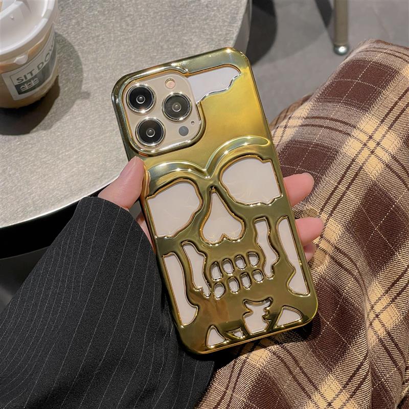 Etui na telefon Gothic Midnight Skull