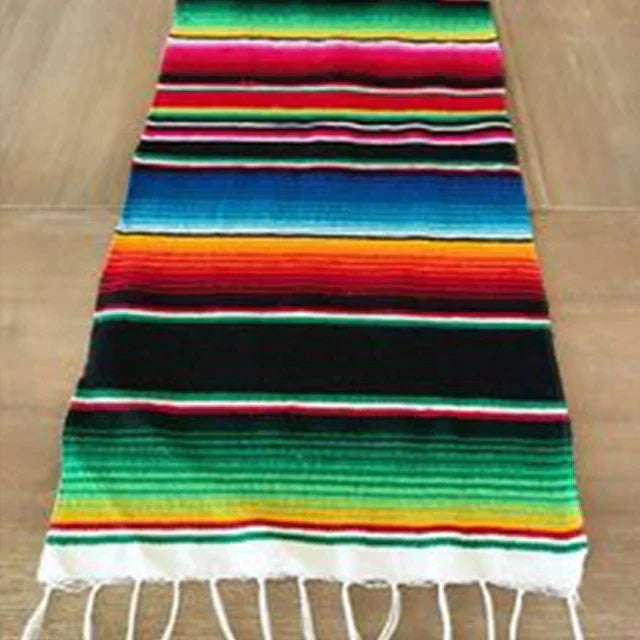 kolorowy meksykański koc serape