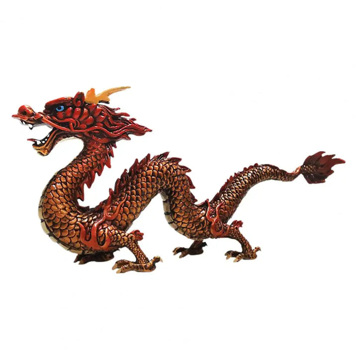 Żywiołowy Chiński Smok - Rzeźba Feng Shui