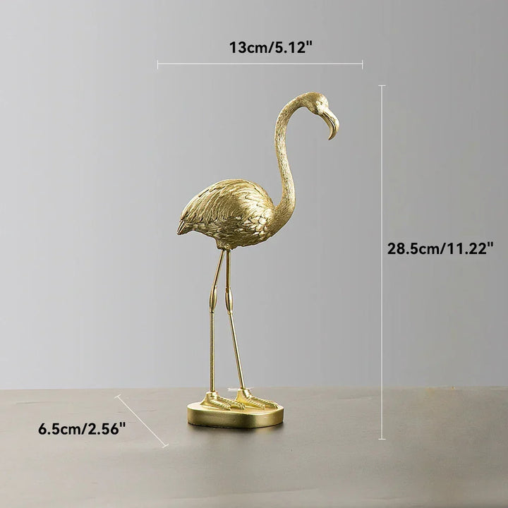 Figurka Flaminga Nordic Figurine Statua Rzeźba Dekoracja do Salonu Biura na Ślub Przyjęcie Ornamenty Dekoracja Domowa Akcesoria
