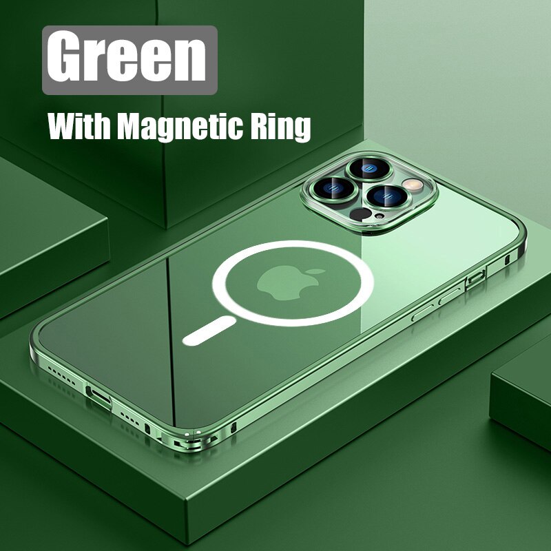 Metalowy Zderzak Aluminiowa Magnetyczna Etui na Telefon