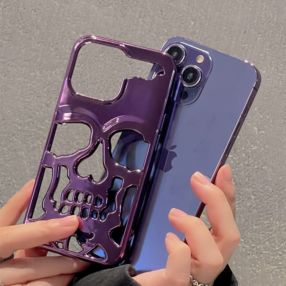 Etui na telefon Gothic Midnight Skull