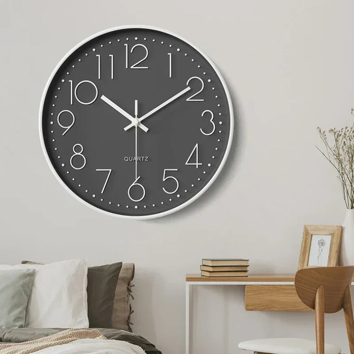 Nowoczesny Minimalistyczny Nordycki Zegar Ścienny