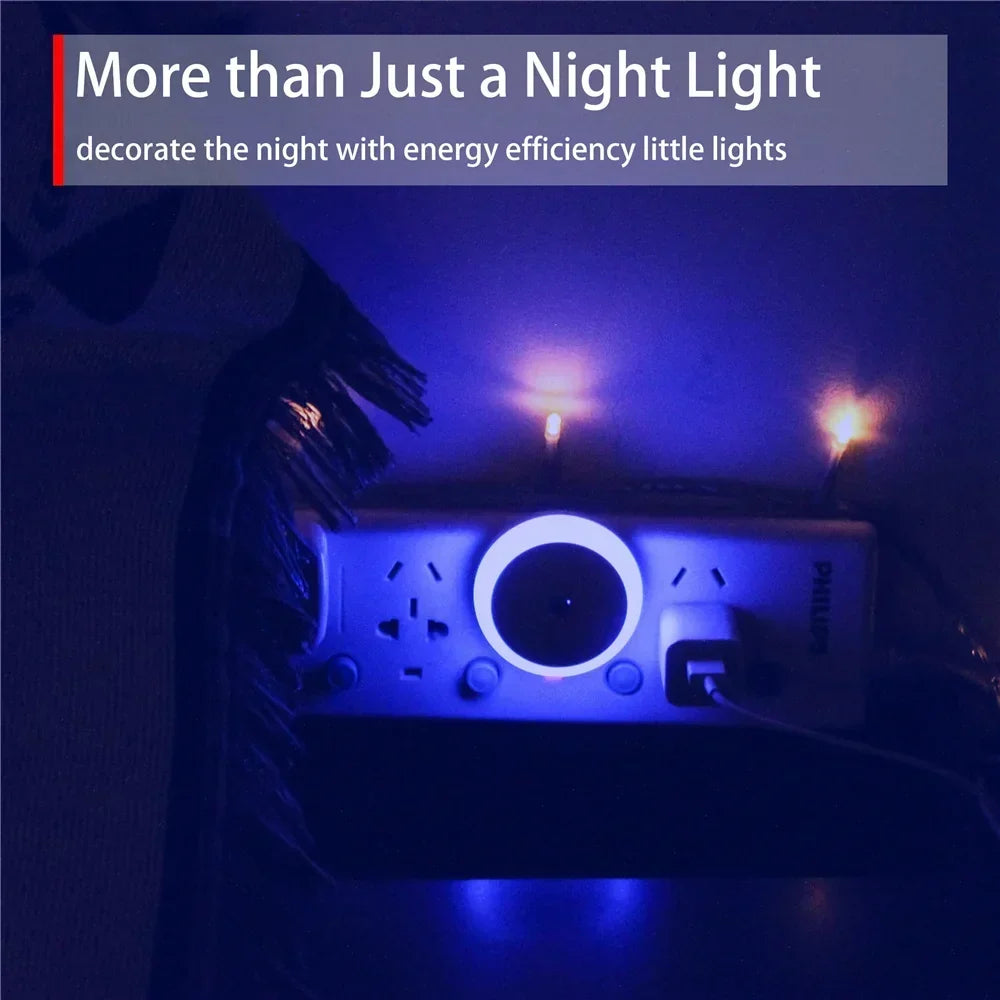NOXORA LED lampka nocna | Czujnik zmierzchu i automatyczne przyciemnianie | Lampka wtyczkowa | Ciepła biała