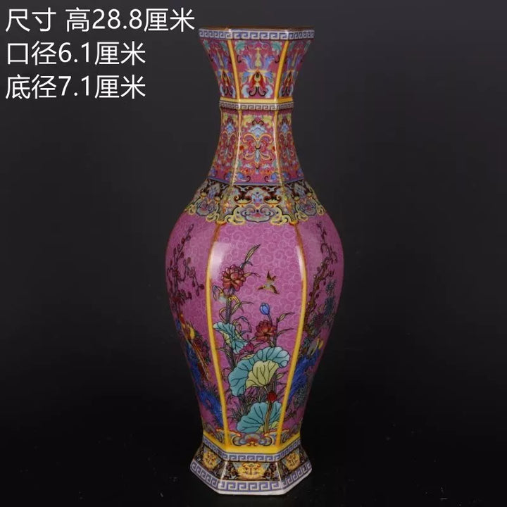 Antyczny Królewski Chiński Wazon Porcelanowy