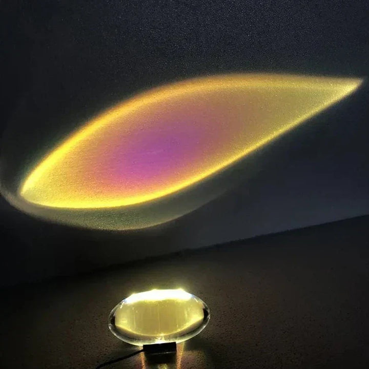 Lampa Stołowa Kryształowy Zachód Słońca