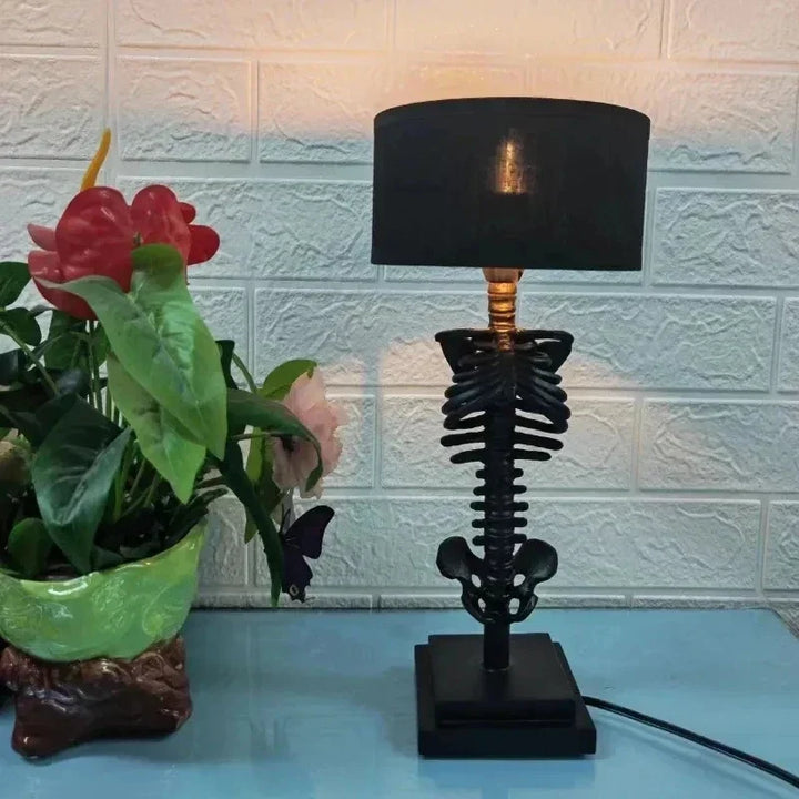 Lampa Stołowa Czaszka, Skeleton Horror 3D, Kreatywna Dekoracja na Imprezę, Rekwizyt, Dekoracja Halloween, Lampa Atmosferyczna, Nocna Lampa