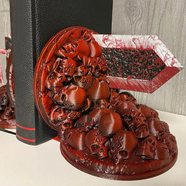 Berserk Stojaki na Książki Wściekłe Stojaki Łowca Smoków Rękodzieło z Żywicy Sztuka Dekoracyjna Ornament Domowy Biurko Półka T4z7