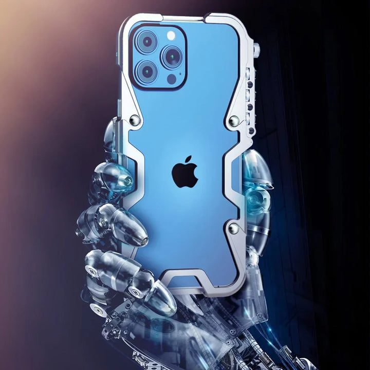 Taktyczna Obudowa iPhone z Odpornością na Wstrząsy i Aluminiową Ramą