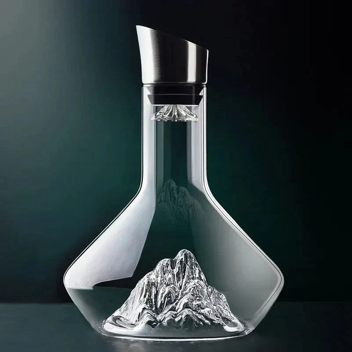 1500ml Karafka Iceberg Kreatywna luksusowa karafka z materiału kryształowego bez ołowiu, wysokiej jakości dystrybutor wina do czerwonego wina