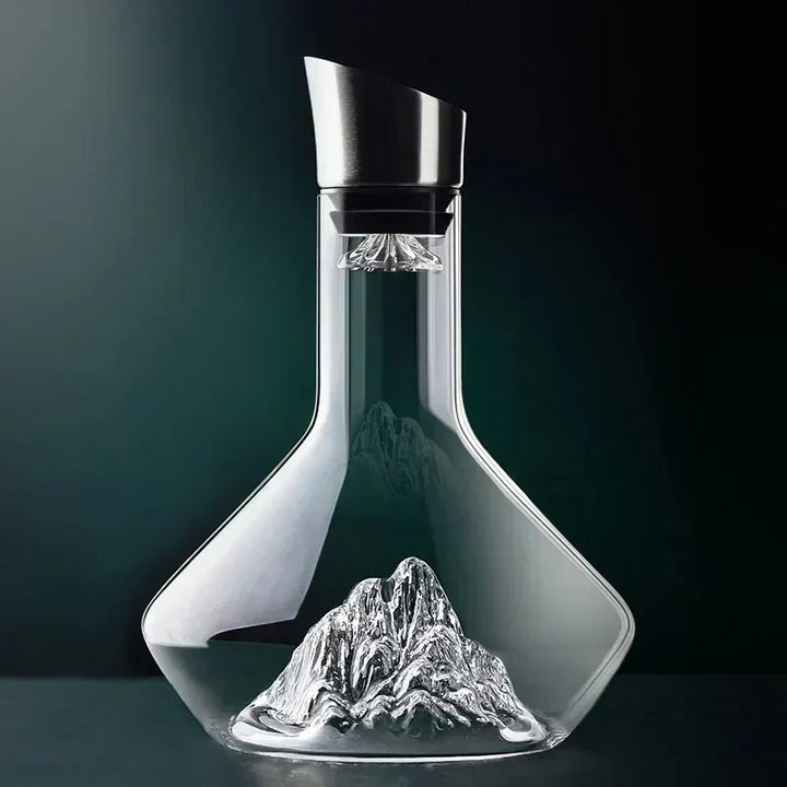 1500ml Karafka Iceberg Kreatywna Wysokiej Jakości Kryształ Bez Ołowiu Luksusowy Dystrybutor Wina Czerwonego Karafka do Wina