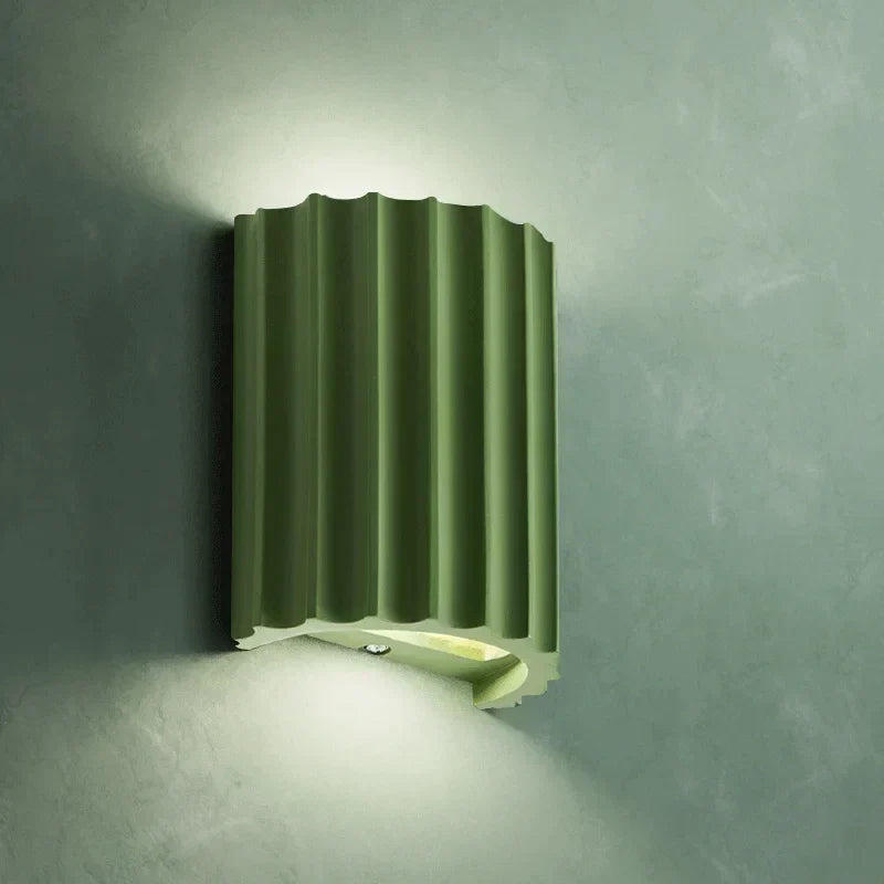 WärmeAura | Lampa ścienna z żywicy dla przytulnej atmosfery
