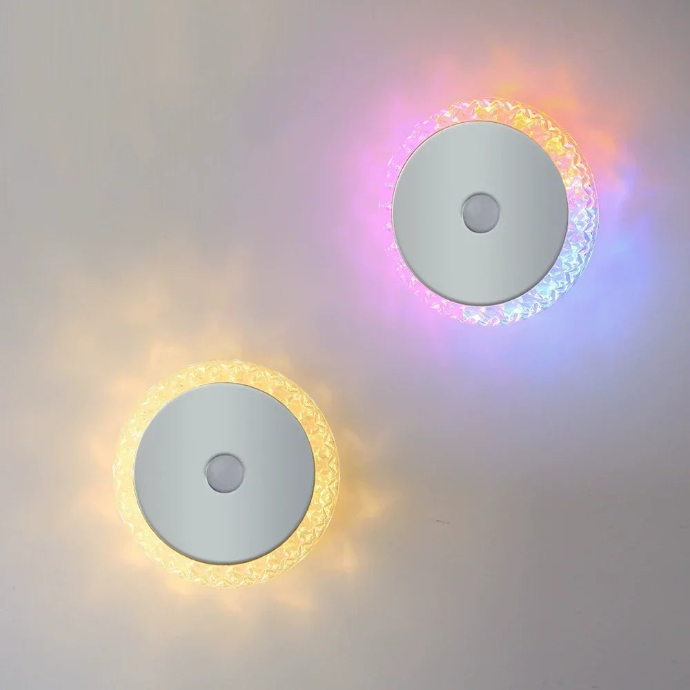 Inteligentna Ładowalna Lampa Ścienna z Czujnikiem Ruchu - Hotelowa Lampa Nocna przy Łóżku