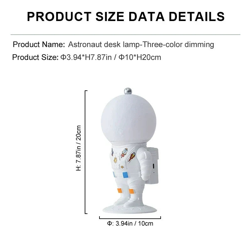 Lampa Księżycowa Astronauta, Żywiczna Lampa Nocna, Dekoracja Sypialni, Kreatywny Prezent