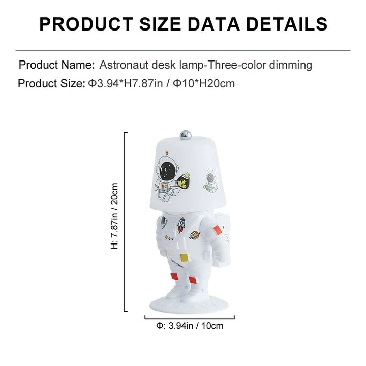 Lampa Księżycowa Astronauta, Żywiczna Lampa Nocna, Dekoracja Sypialni, Kreatywny Prezent
