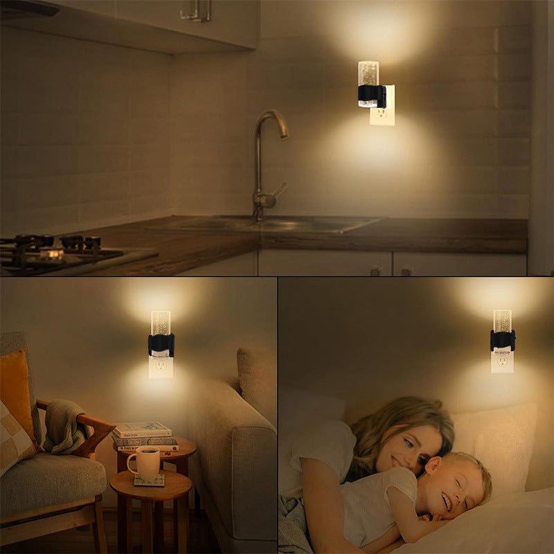 LED Czujnik Nocna Lampa Stepless Dimming Oświetlenie Ścienne Korytarza