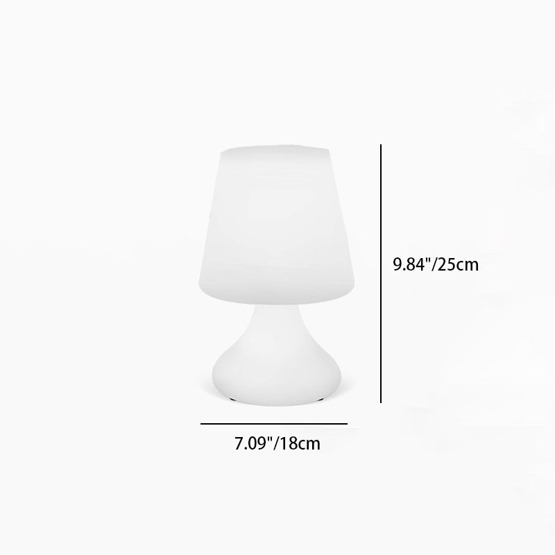 Nowoczesna minimalistyczna lampa stołowa LED w kształcie kubka PE z USB, nocna lampka do użytku na zewnątrz |