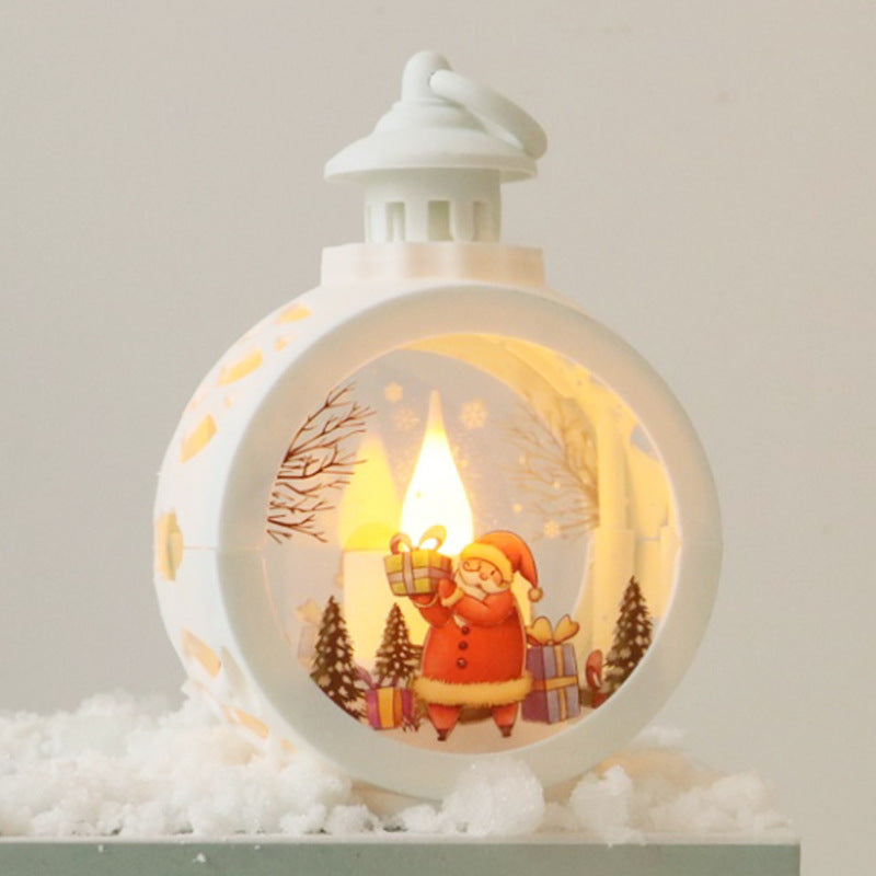 Wieniec Świąteczny Vintage Nocna Lampa
