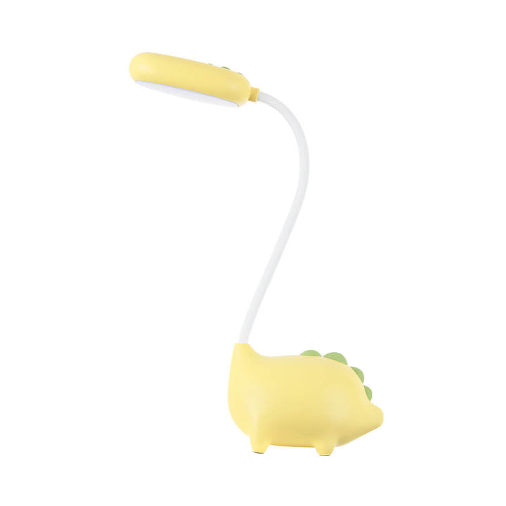 Ładowana lampa biurkowa LED z dinozaurem w kreskówkowym stylu, dbająca o wzrok