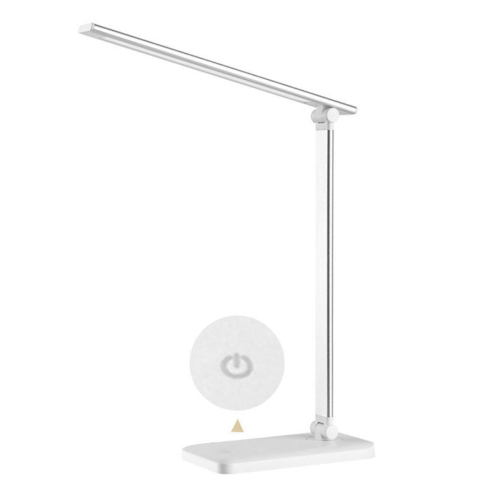 Minimalistyczna składana lampa biurkowa LED USB w kształcie kwadratu