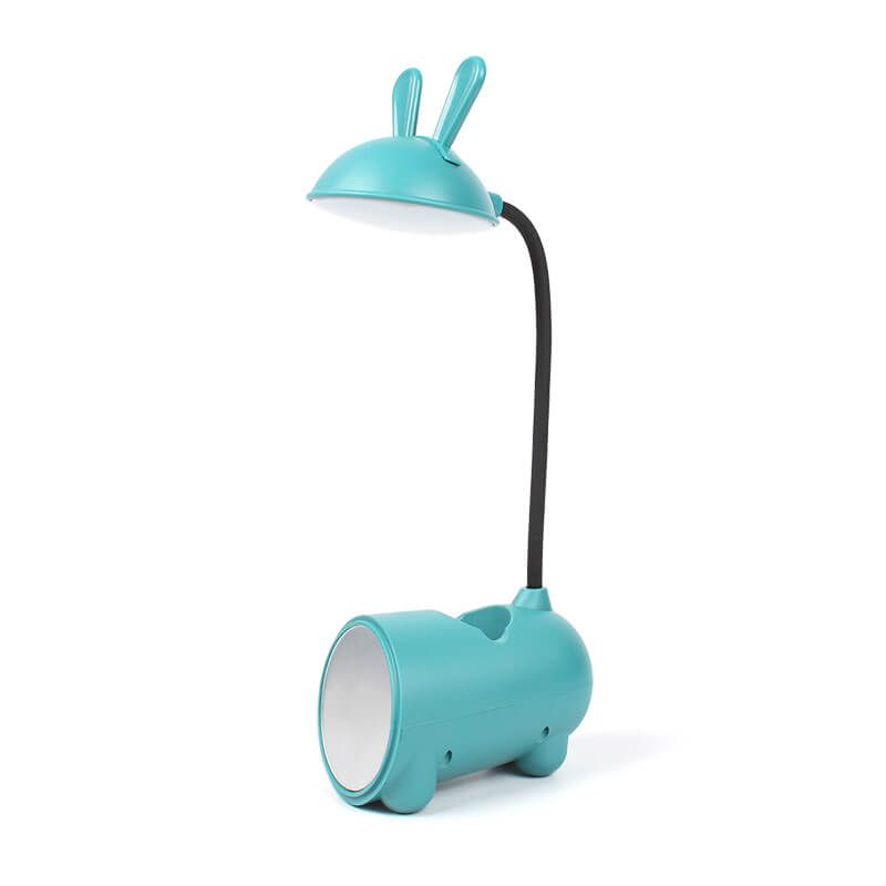 Kreatywna Lampa Biurkowa LED w Kształcie Królika z Dotykowym USB