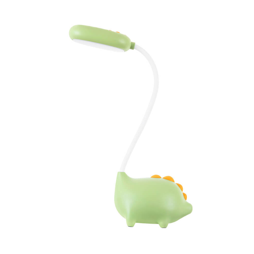 Ładowana lampa biurkowa LED z dinozaurem w kreskówkowym stylu, dbająca o wzrok