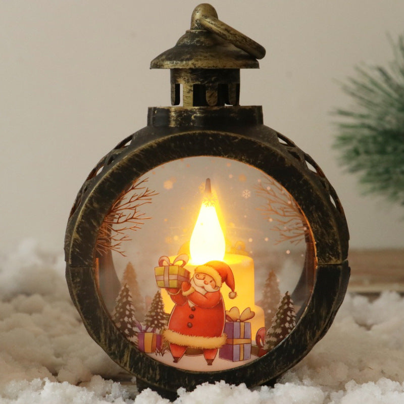 Świąteczna ozdoba - vintage lampka nocna