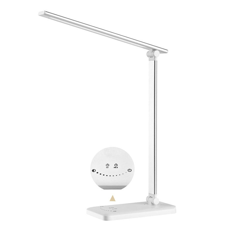 Minimalistyczna składana lampa biurkowa LED USB w kształcie kwadratu