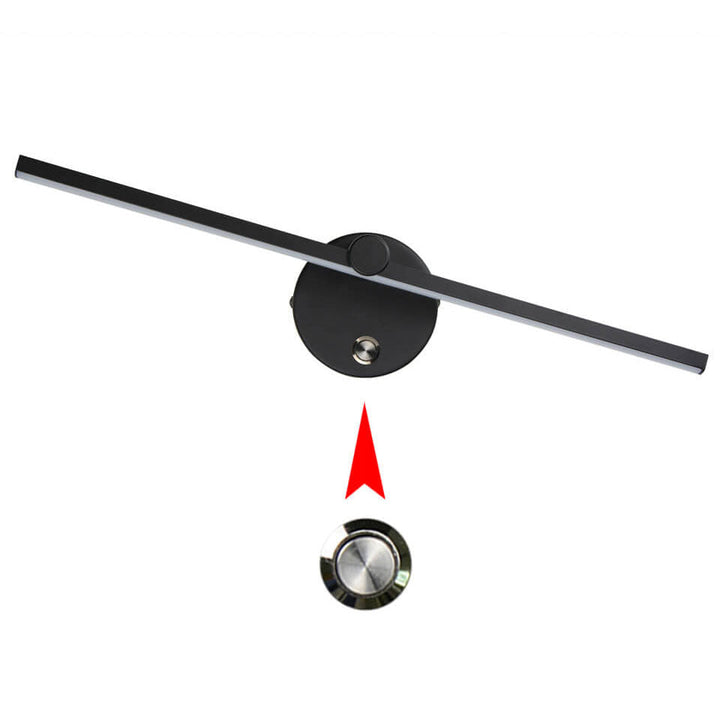 Nordycki Minimalistyczny Aluminiowy Długi Włącznik LED Lampa Lustro Ścienne