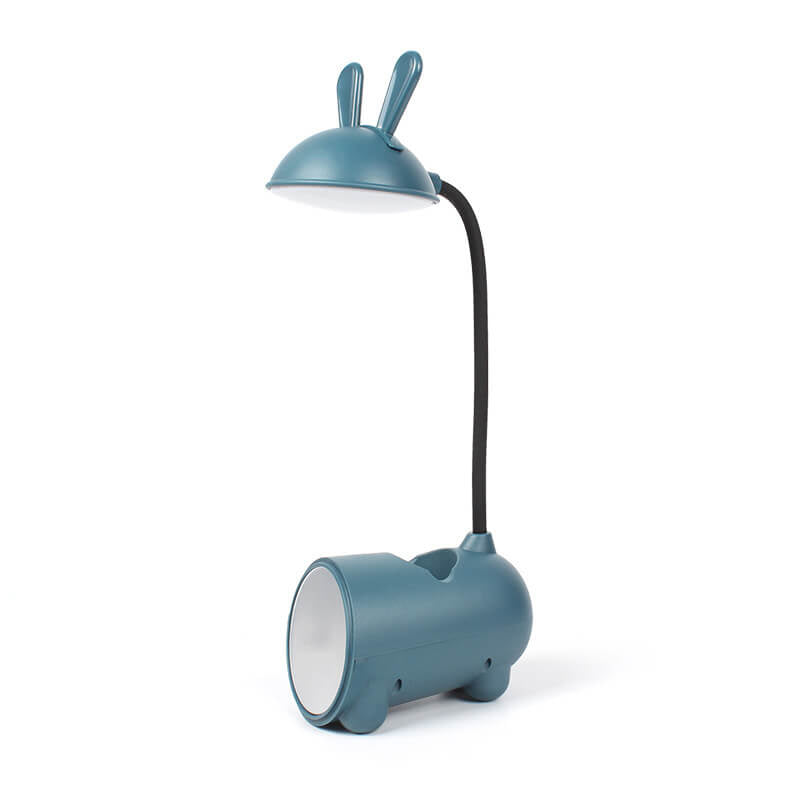 Kreatywna Lampa Biurkowa LED w Kształcie Królika z Dotykowym USB