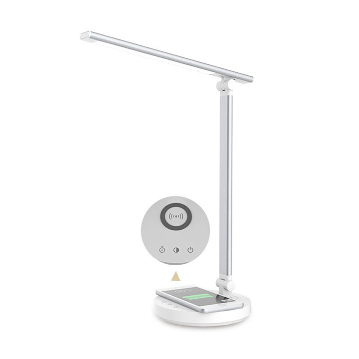 Minimalistyczna składana lampa biurkowa LED USB w kształcie kwadratu