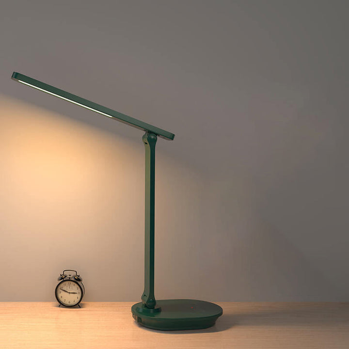 Nowoczesna Podwójna Składana Lampa Biurkowa LED Bezprzewodowa z Ładowaniem