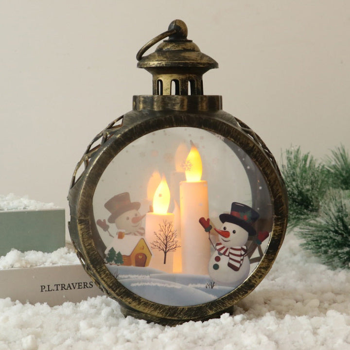 Wieniec Świąteczny Vintage Nocna Lampa