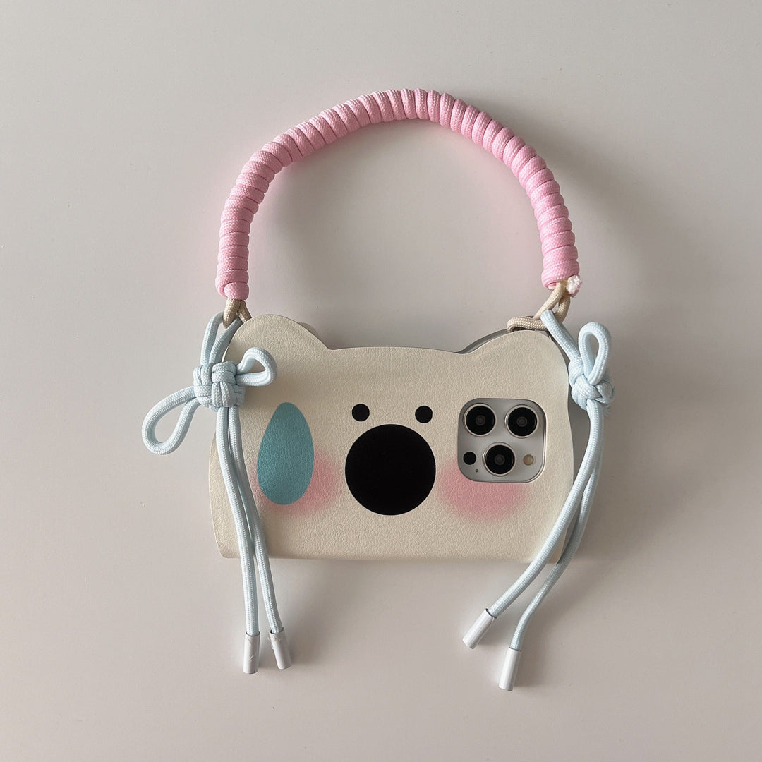 Etui na telefon Flip-Phone w stylu Insta z rysunkiem Westie