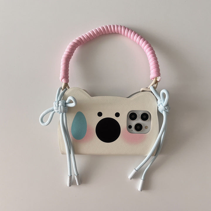 Etui na telefon Flip-Phone w stylu Insta z rysunkiem Westie