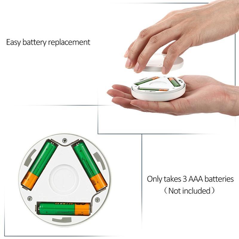 IcoolGadgets Podczerwony czujnik ruchu PIR 6 LED bezprzewodowa lampa nocna detektor światła lampa ścienna automatyczne włączanie/wyłączanie zasilanie bateryjne