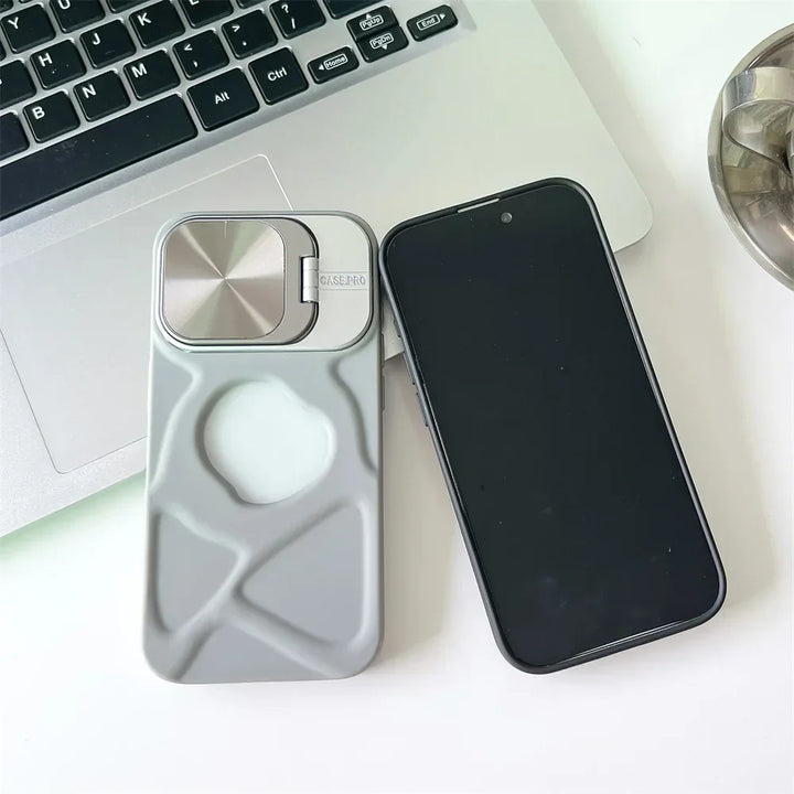 Etui Magsafe Silicone Lens Flip do iPhone&