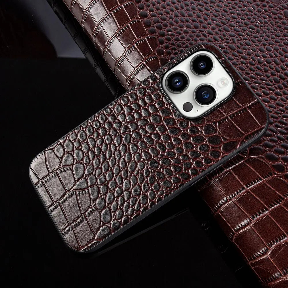 Etui na iPhone z prawdziwej skóry Cosmo