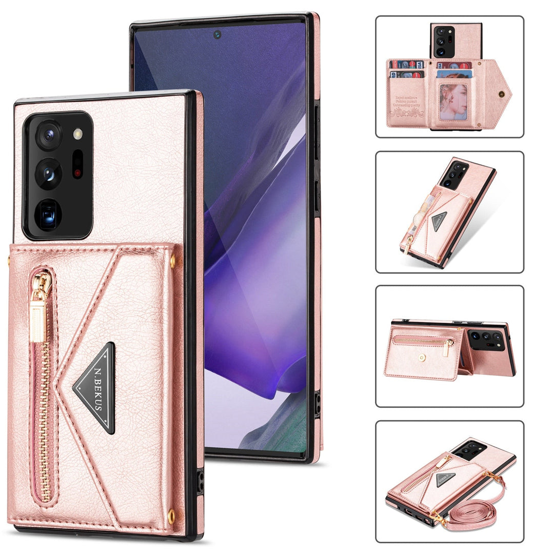 Etui na telefon z portfelem i paskiem do snu