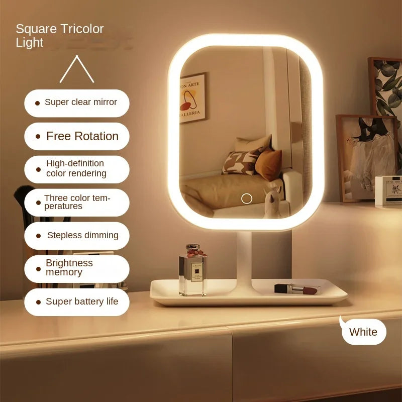 Lustro LED do makijażu Lumiéra | 3 kolory światła | Sterowanie dotykowe | Nowoczesny design
