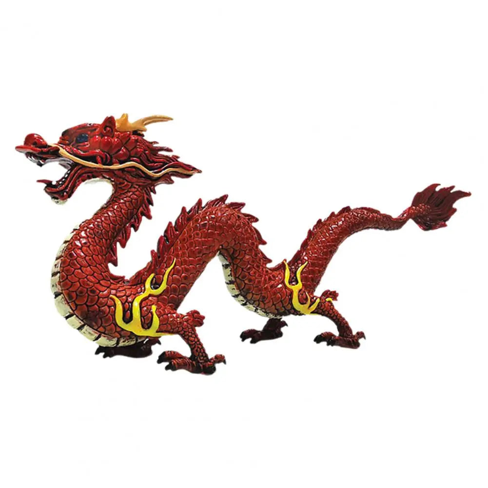 Żywiołowy Chiński Smok - Rzeźba Feng Shui
