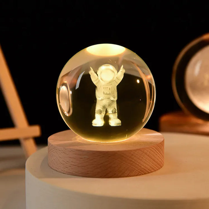 Świecące 3D Kryształowe Lampy Nocne – Unikalne Prezenty na Każdą Okazję