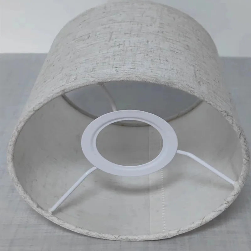 LinenGlow | Lampa stołowa z abażurem lnianym