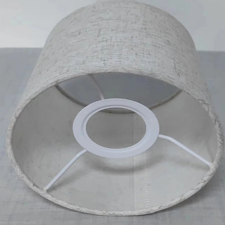 LinenGlow | Lampa stołowa z abażurem lnianym